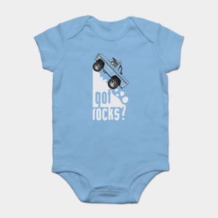 Got Rocks- Muticolor and White Baby Bodysuit